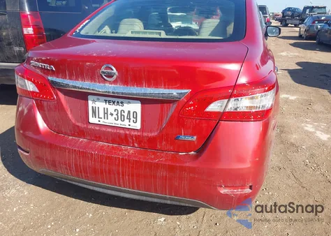 2013 Nissan Sentra S z USA, uszkodzony, nr VIN 3N1AB7AP9DL725336